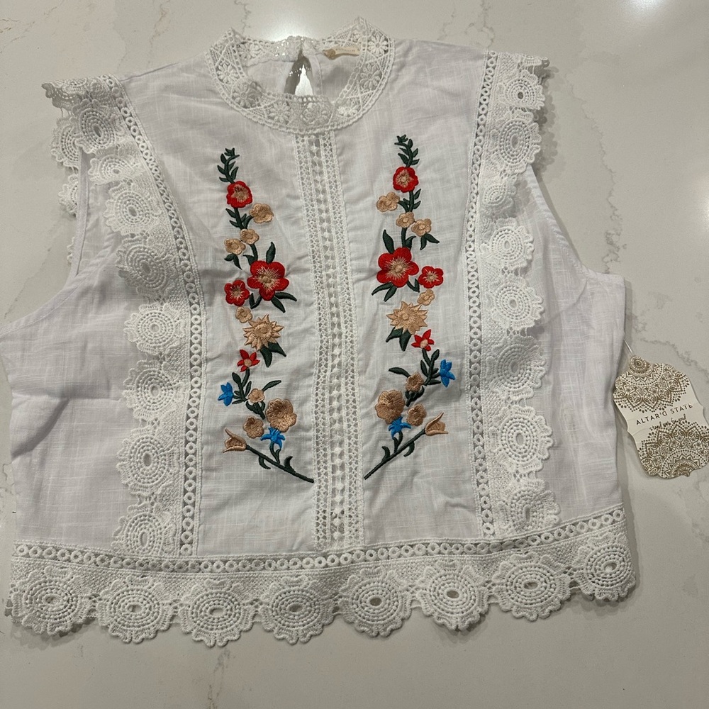 Altar’d State embroidered tank